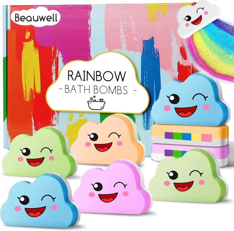 Beauwell Rainbow Bath Bombs Gift Set