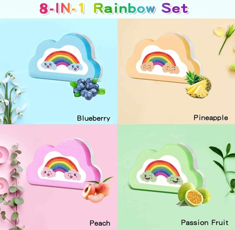 Beauwell Rainbow Bath Bombs Gift Set - Image 4