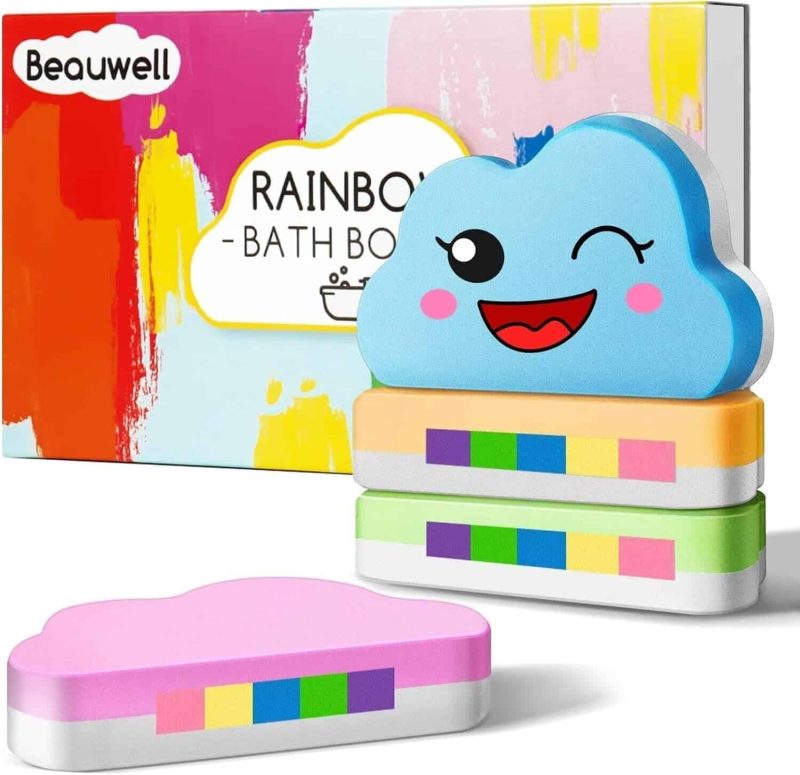 Beauwell Rainbow Bath Bombs Gift Set - Image 7