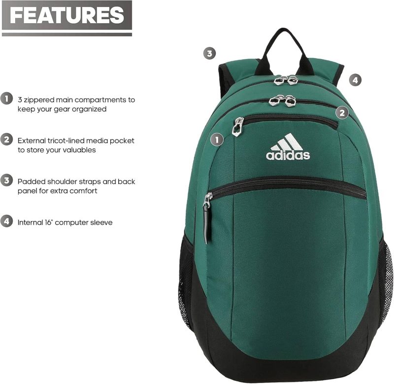 adidas Striker Team Sports Backpack - Image 11