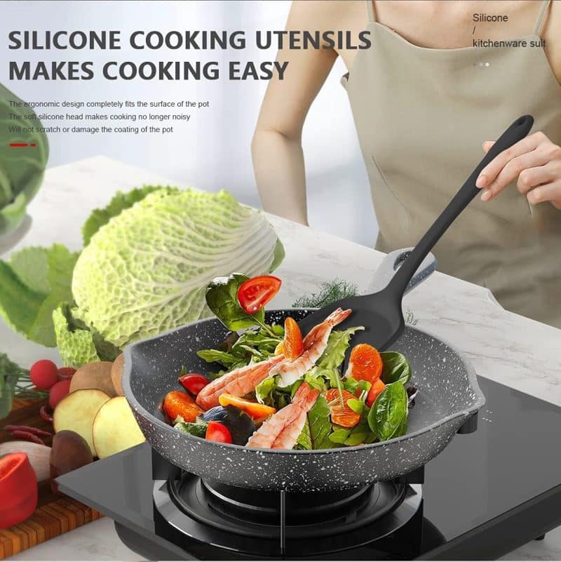 AOTHOD Silicone Cooking Utensils Set - Image 7