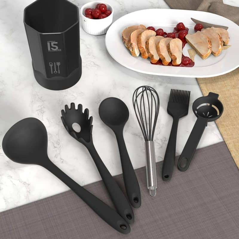 AOTHOD Silicone Cooking Utensils Set - Image 8