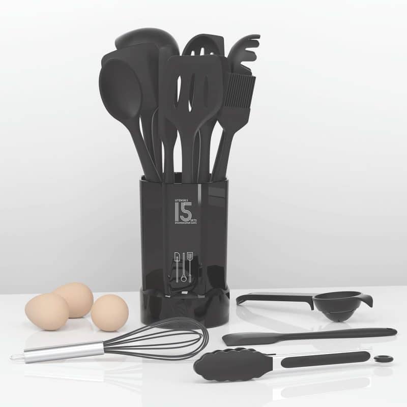 AOTHOD Silicone Cooking Utensils Set - Image 12