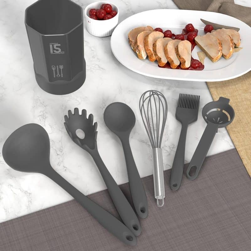 AOTHOD Silicone Cooking Utensils Set - Image 15