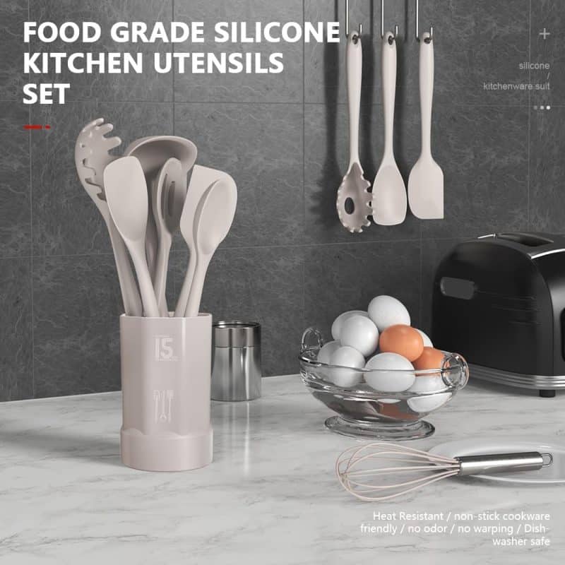 AOTHOD Silicone Cooking Utensils Set - Image 20