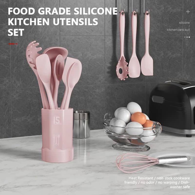 AOTHOD Silicone Cooking Utensils Set - Image 29