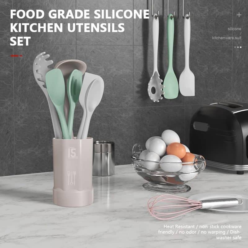 AOTHOD Silicone Cooking Utensils Set - Image 45