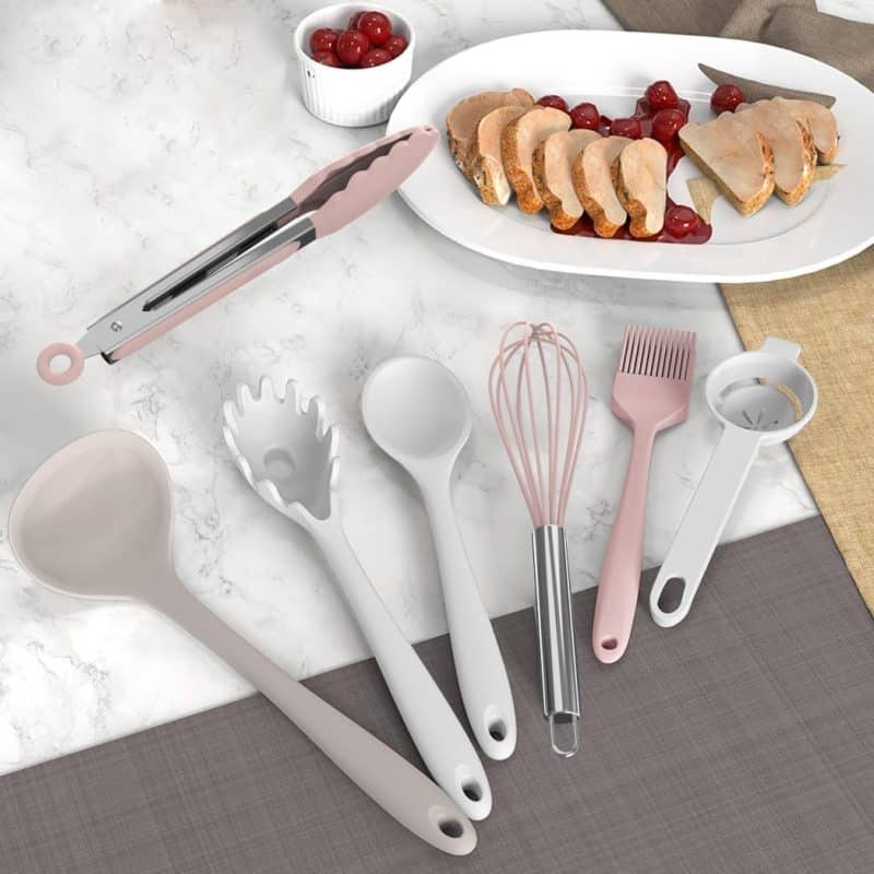 AOTHOD Silicone Cooking Utensils Set - Image 46