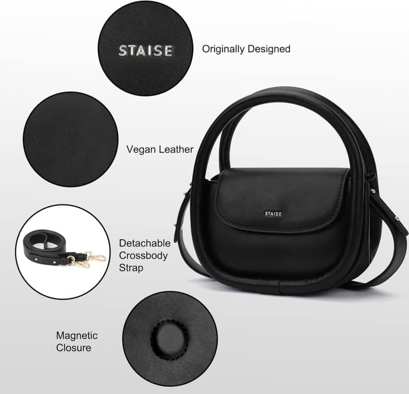 STAISE Designer Top Handle Shoulder Bag - Image 2
