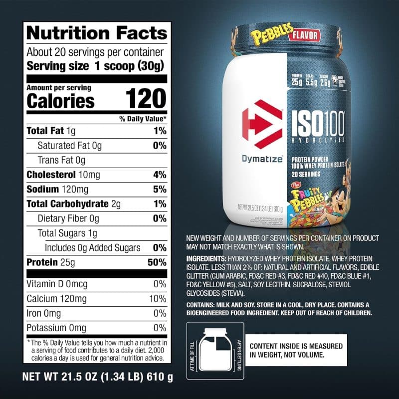 Dymatize ISO100 Hydrolyzed Protein Powder - Image 6