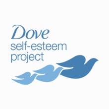 The Dove Self-Esteem Project Icon, 3 blue birds