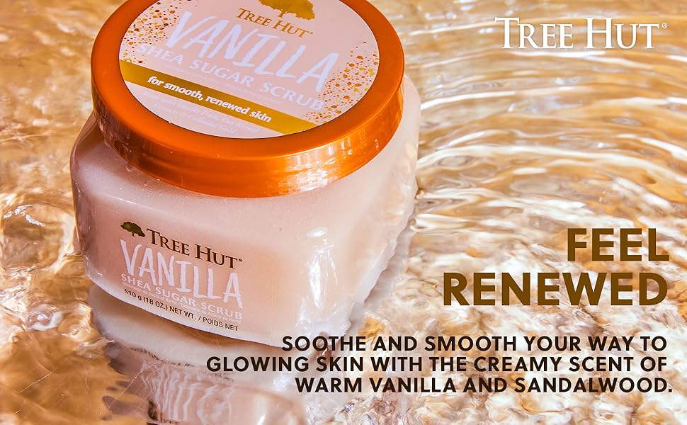 Tree Hut Creamy Vanilla Shea sugar body Scrub
