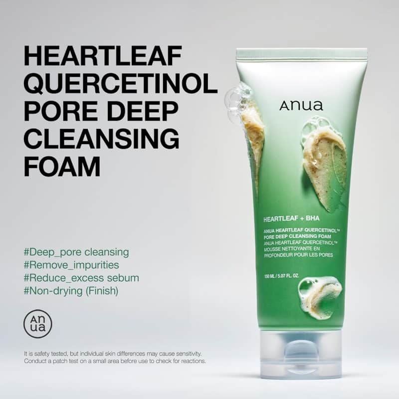 ANUA Heartleaf Quercetinol Pore Deep Cleansing Foam - Image 3