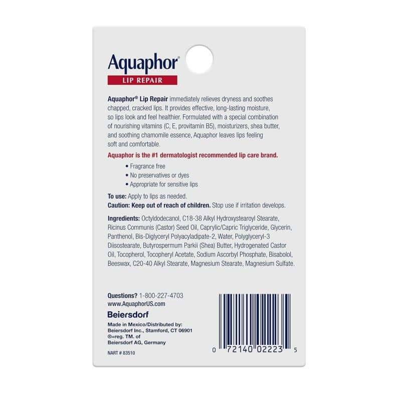 Aquaphor Lip Repair Tubes - Image 9