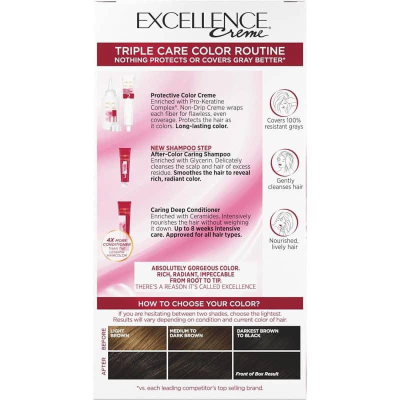 L'Oreal Paris Excellence Creme Permanent Hair Color - Image 58