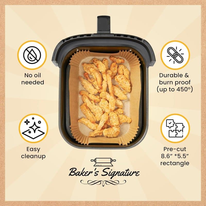 Baker's Signature Air Fryer Liners - Image 15