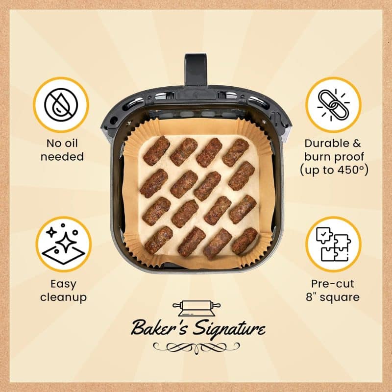 Baker's Signature Air Fryer Liners - Image 30