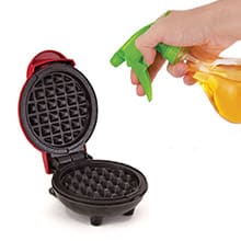 mini waffle, keto, chaffle, waffle, wafle, breakfast, easy, portion, nonstick, non-stick, non stick