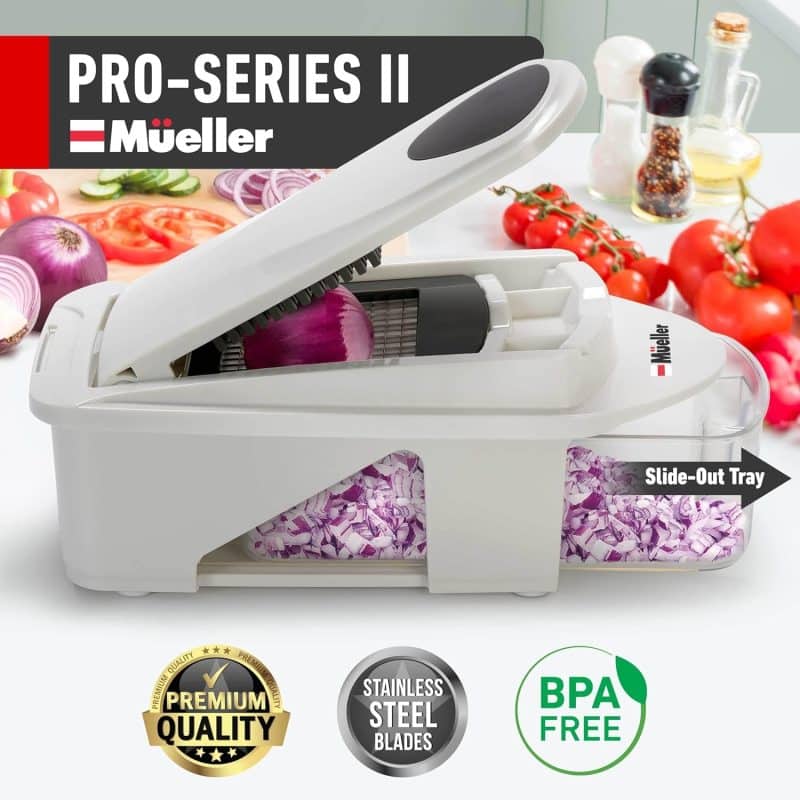 Mueller Pro-Series All-in-One Chopper, Slicer & Spiralizer - Image 2