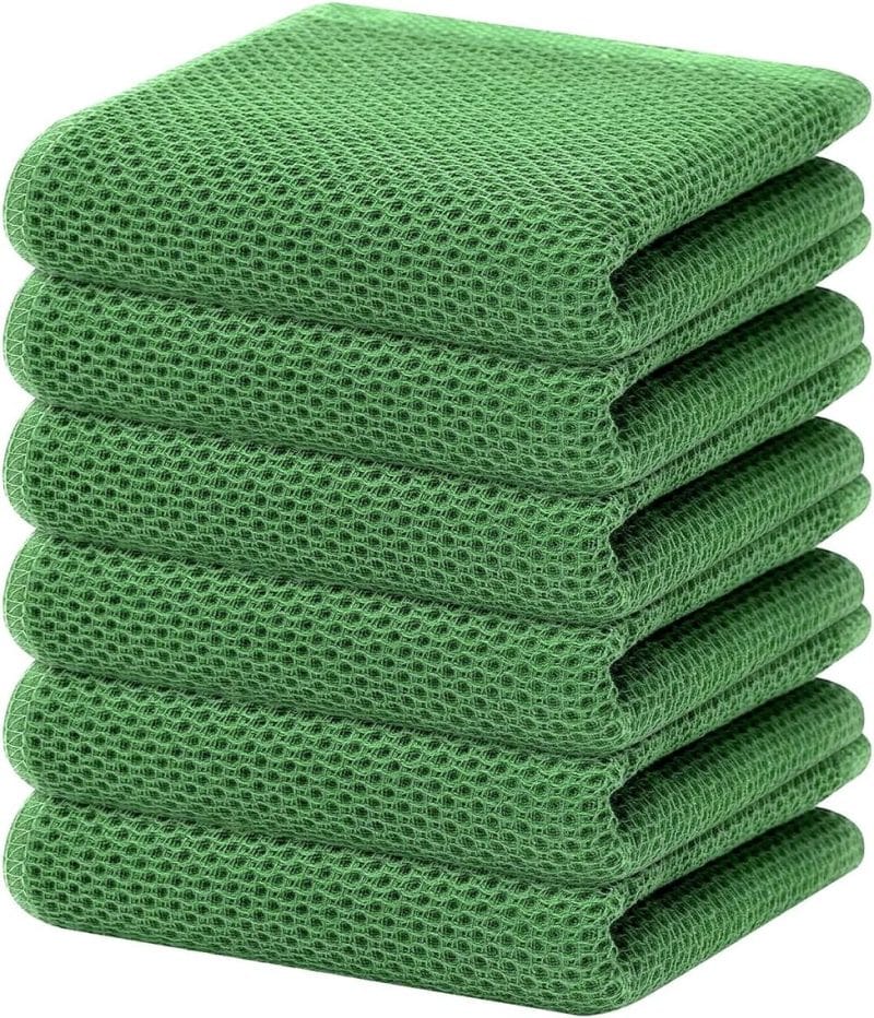 Homaxy 100% Cotton Waffle Weave Kitchen Dish Towels - Image 369