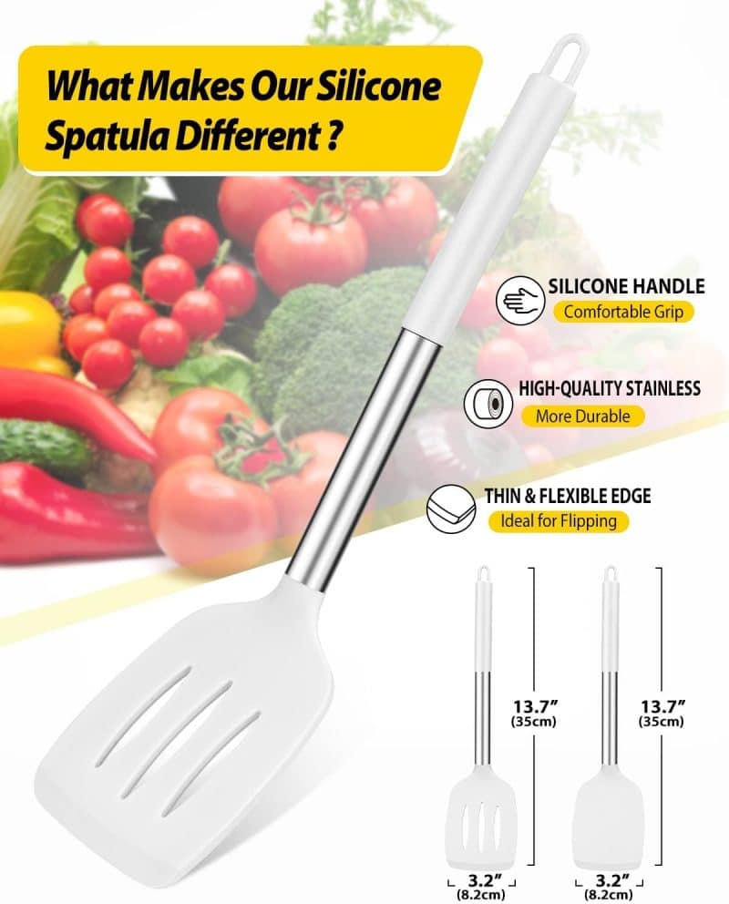 BUNDLEPRO Pack of 2 Silicone Solid Turner - Image 73