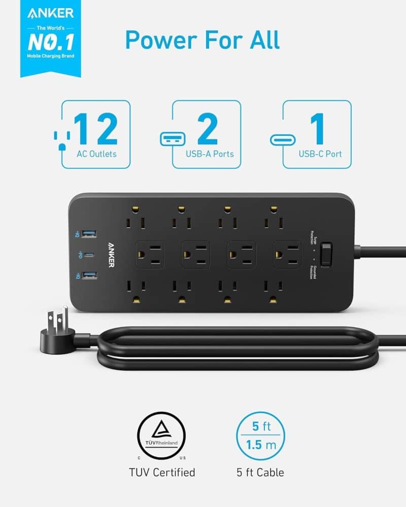 Anker Surge Protector Power Strip - Image 2