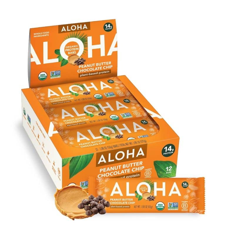 ALOHA Organic Plant Based Protein Bars