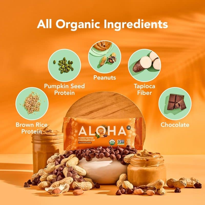 ALOHA Organic Plant Based Protein Bars - Image 3