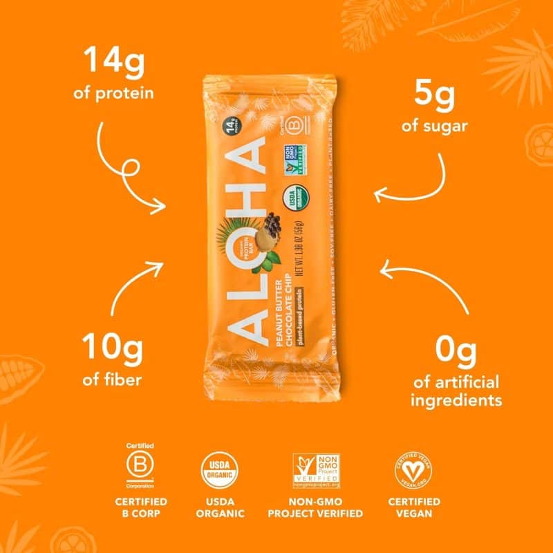 ALOHA Organic Plant Based Protein Bars - Image 4