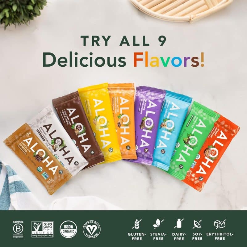 ALOHA Organic Plant Based Protein Bars - Image 5