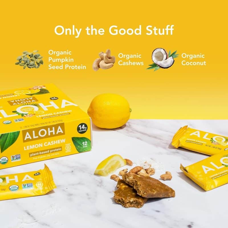 ALOHA Organic Plant Based Protein Bars - Image 12