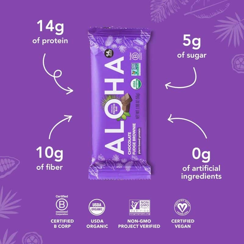 ALOHA Organic Plant Based Protein Bars - Image 37