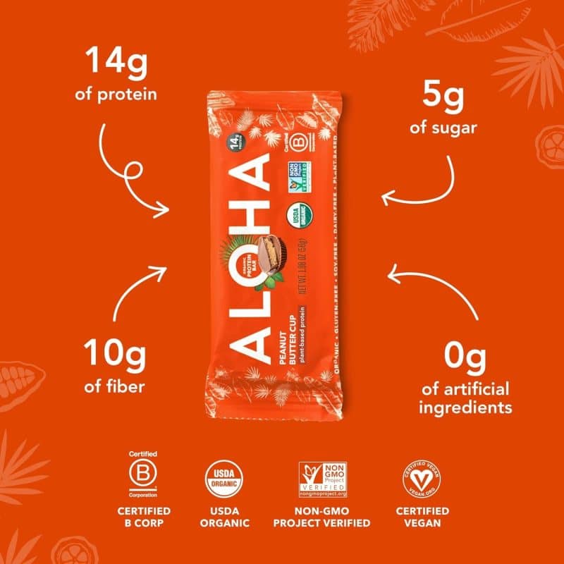 ALOHA Organic Plant Based Protein Bars - Image 42