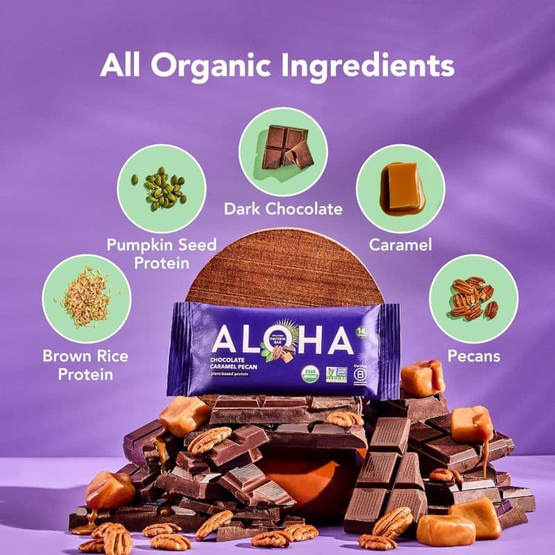 ALOHA Organic Plant Based Protein Bars - Image 47