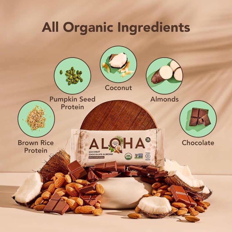 ALOHA Organic Plant Based Protein Bars - Image 57