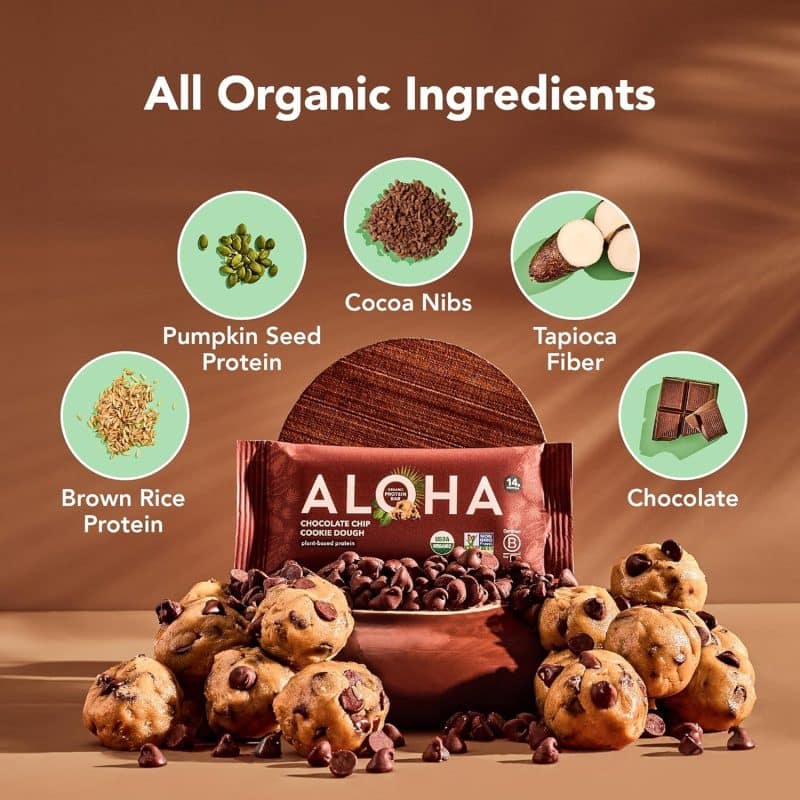 ALOHA Organic Plant Based Protein Bars - Image 83