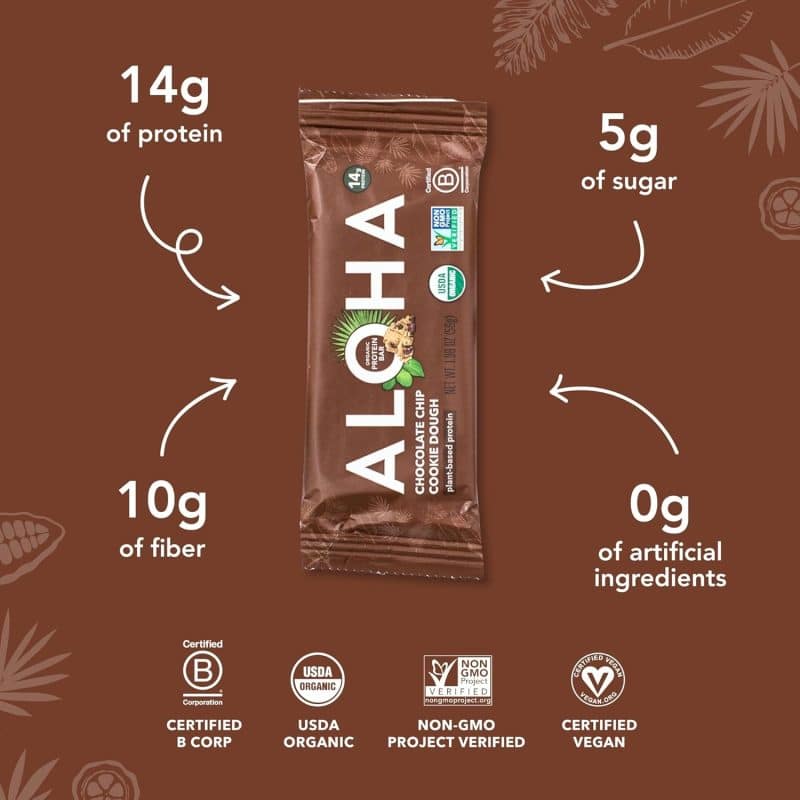 ALOHA Organic Plant Based Protein Bars - Image 84