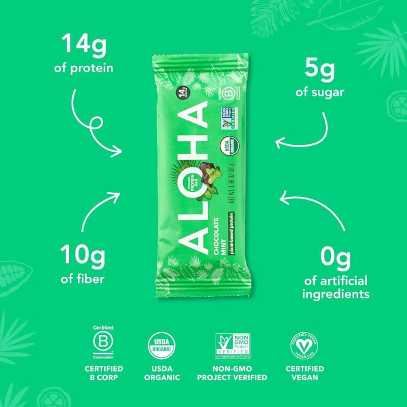 ALOHA Organic Plant Based Protein Bars - Image 102