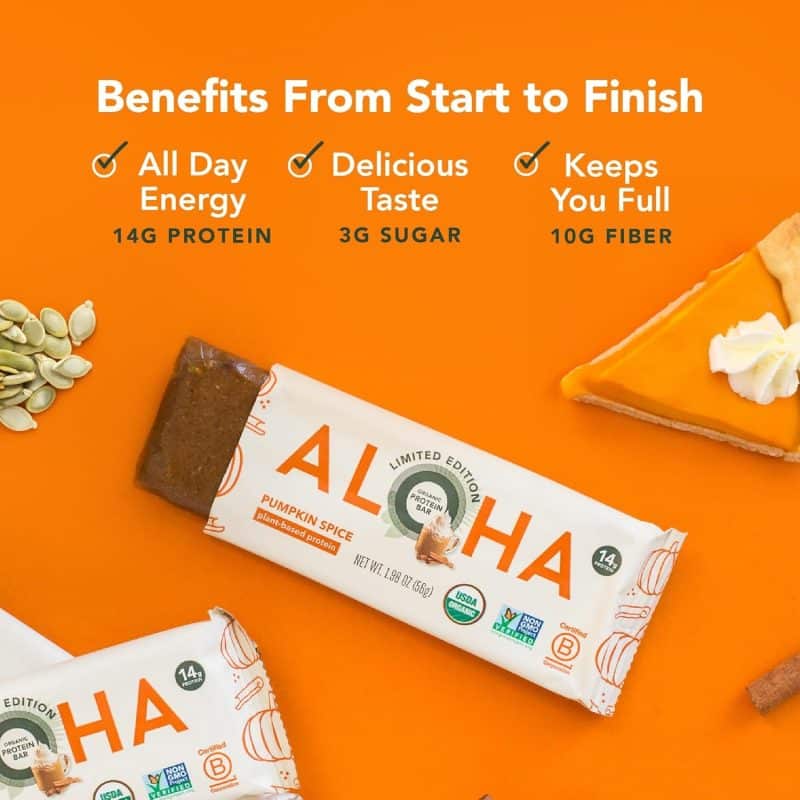 ALOHA Organic Plant Based Protein Bars - Image 111