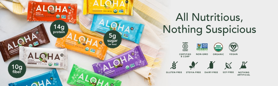 ALOHA Plant-Based Bars: All Nutritious, Nothing Suspicious