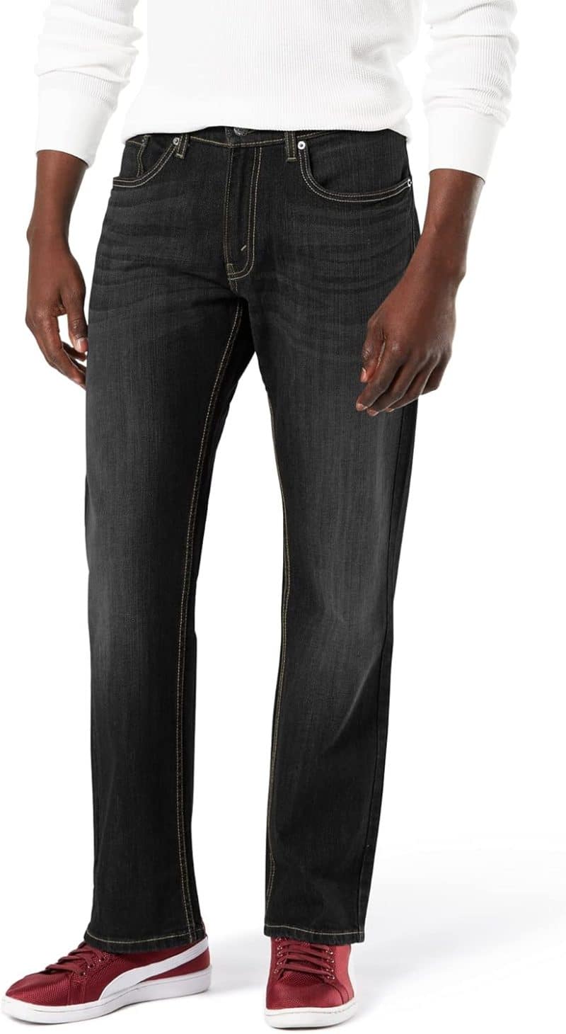 Levi Strauss Signature Gold Men's Relaxed Fit Flex Jeans - Image 34