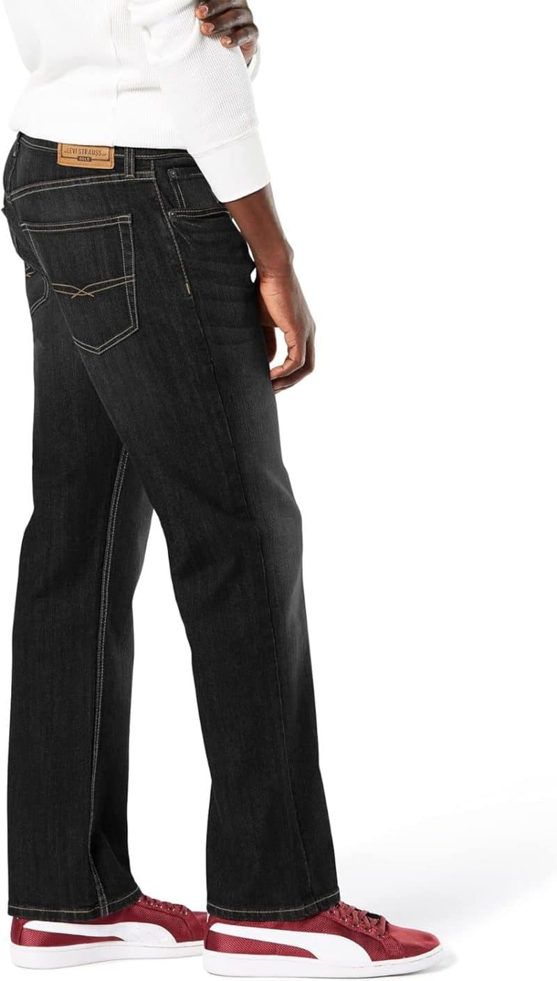 Levi Strauss Signature Gold Men's Relaxed Fit Flex Jeans - Image 35