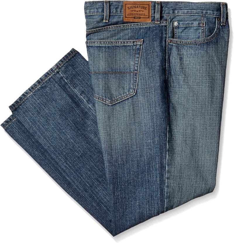 Levi Strauss Signature Gold Men's Relaxed Fit Flex Jeans - Image 50