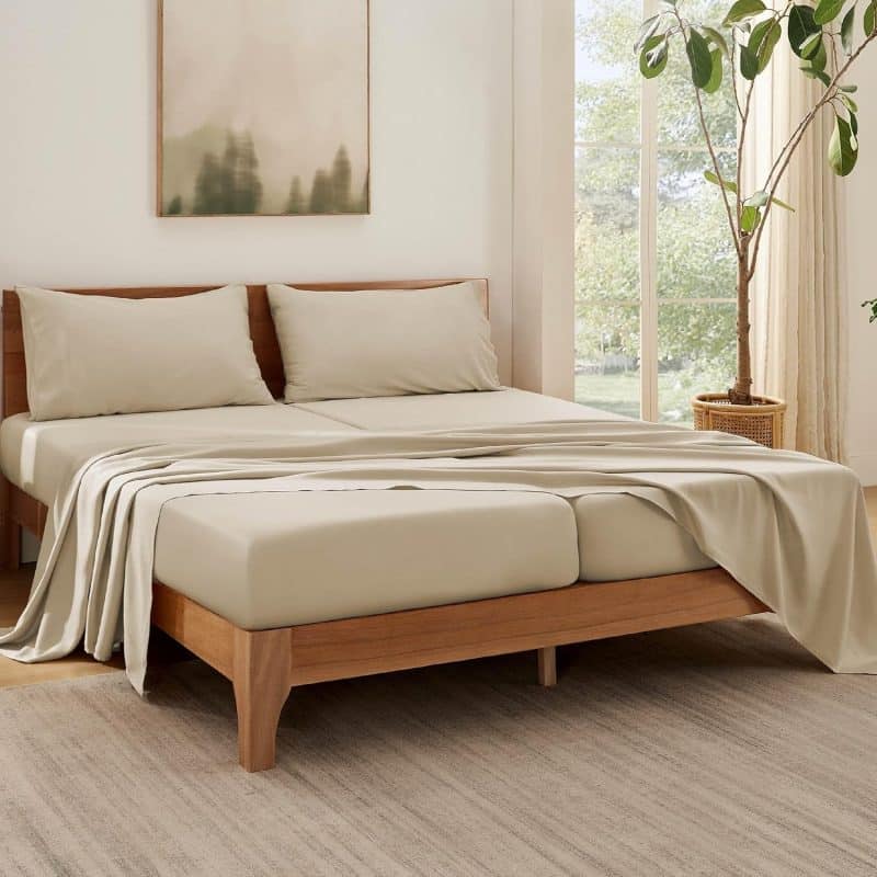 Bedsure Bed Sheet Set (Rayon Derived from Bamboo) - Image 2