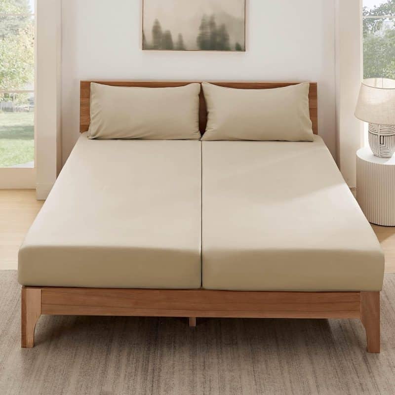 Bedsure Bed Sheet Set (Rayon Derived from Bamboo) - Image 4