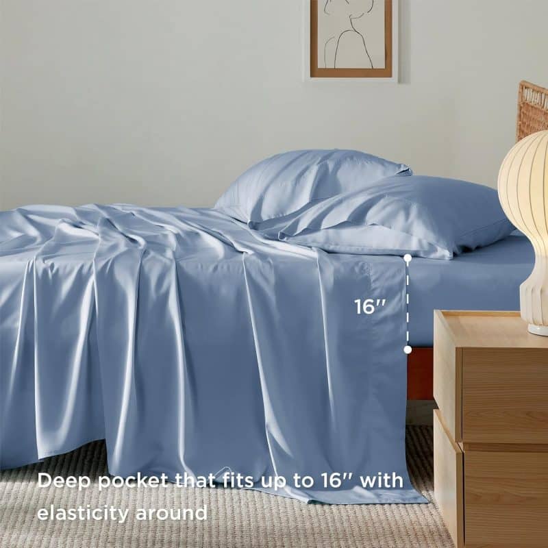 Bedsure Bed Sheet Set (Rayon Derived from Bamboo) - Image 22