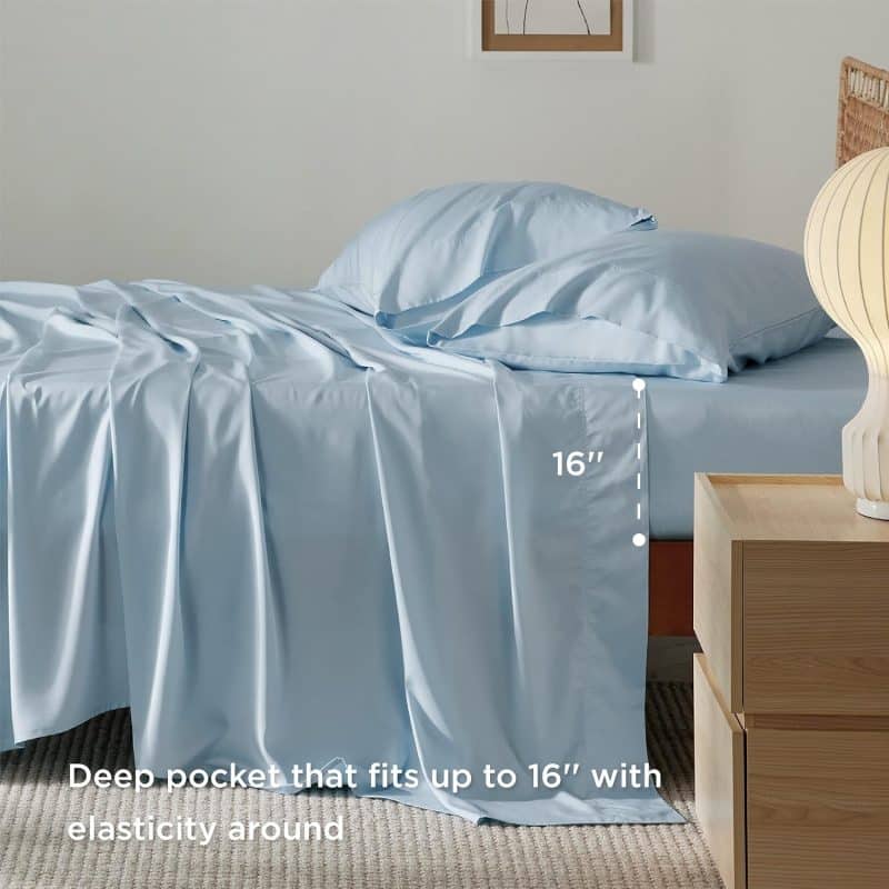 Bedsure Bed Sheet Set (Rayon Derived from Bamboo) - Image 67