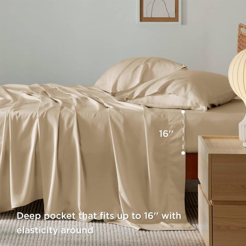 Bedsure Bed Sheet Set (Rayon Derived from Bamboo) - Image 84