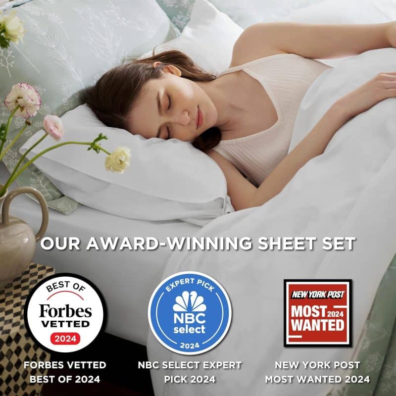 Bedsure Bed Sheet Set (Rayon Derived from Bamboo) - Image 91