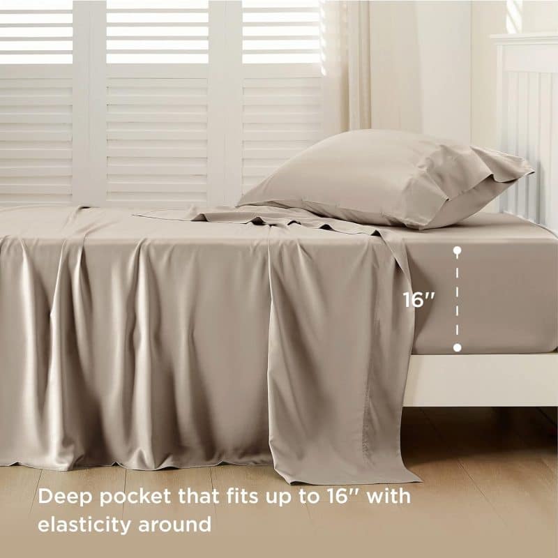 Bedsure Bed Sheet Set (Rayon Derived from Bamboo) - Image 107